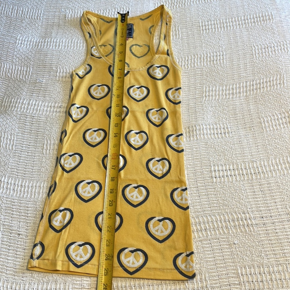 Peace Sign Stretchy Racerback Tank - Picture 2 of 4